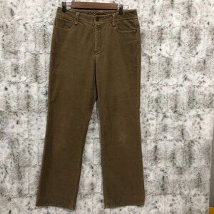 Eddie Bauer • Women's Cotton Blend Corduroy Pants Light Brown Size 8